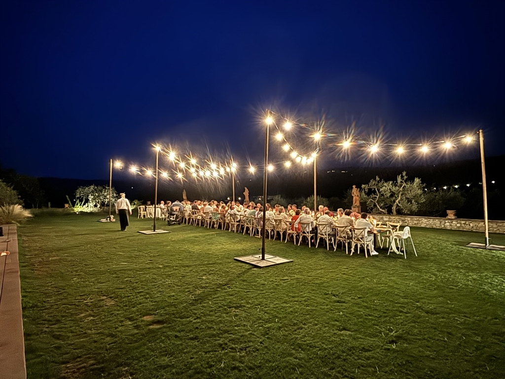 LE FILIGAREE WINERY & ACCOMODATION FIRENZE WEDDING AUDIO LIGHTS SET UP